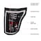 Spec-D Tuning Ford F150 Led Tail Lights All Black Housing With Clear Lens 15-17 LT-F15015JMLED-V2-TM - alternate 8
